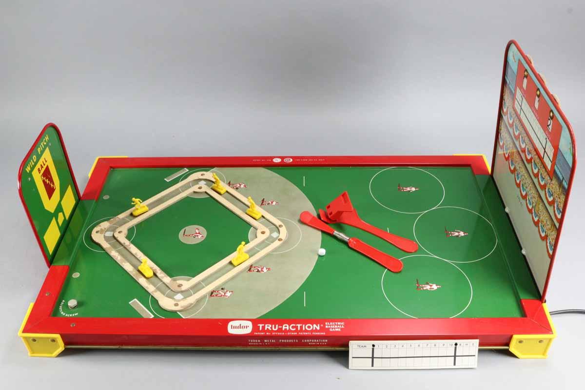 Tudor "Tru-Action" Electric Baseball Game, Ca. 1960