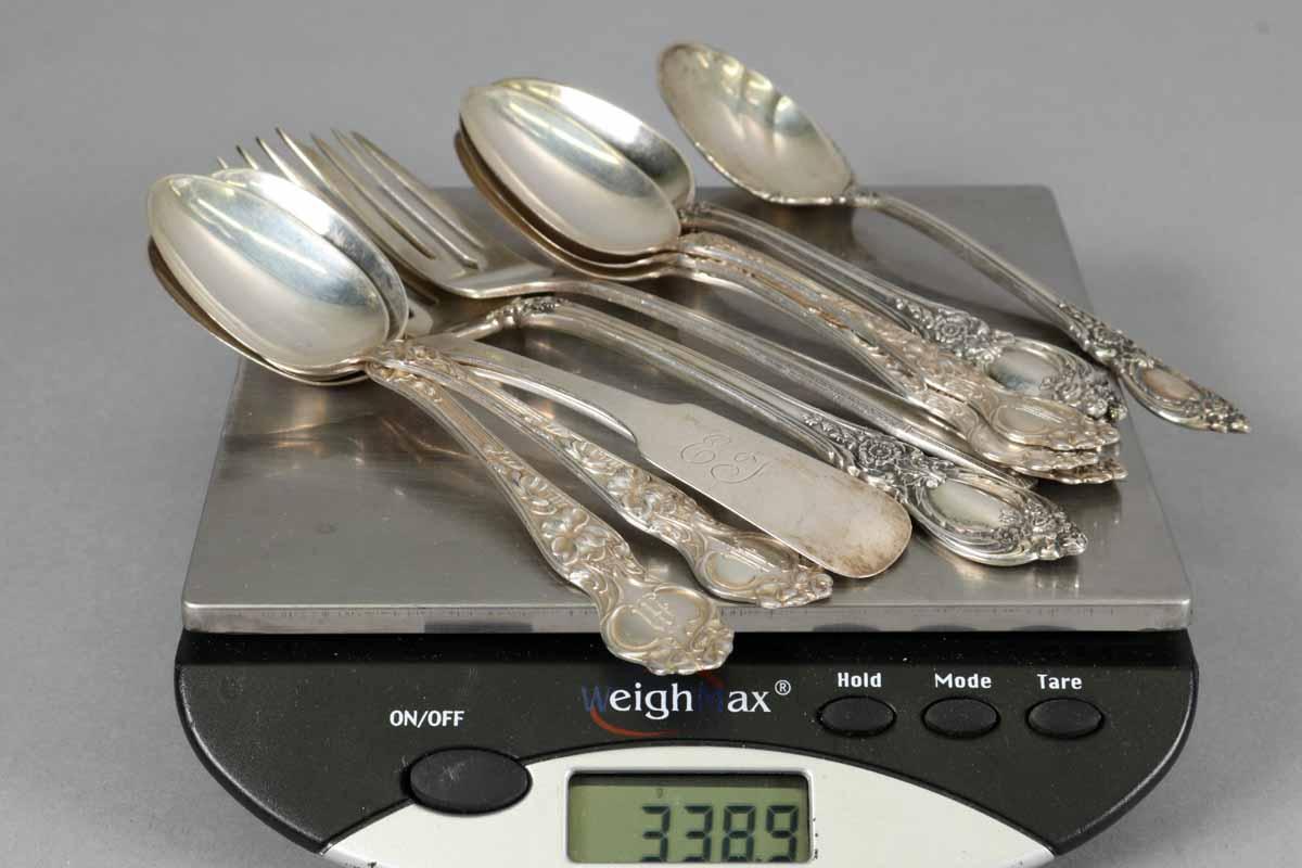 Sterling Silver Table Ware , 353.9 Grams