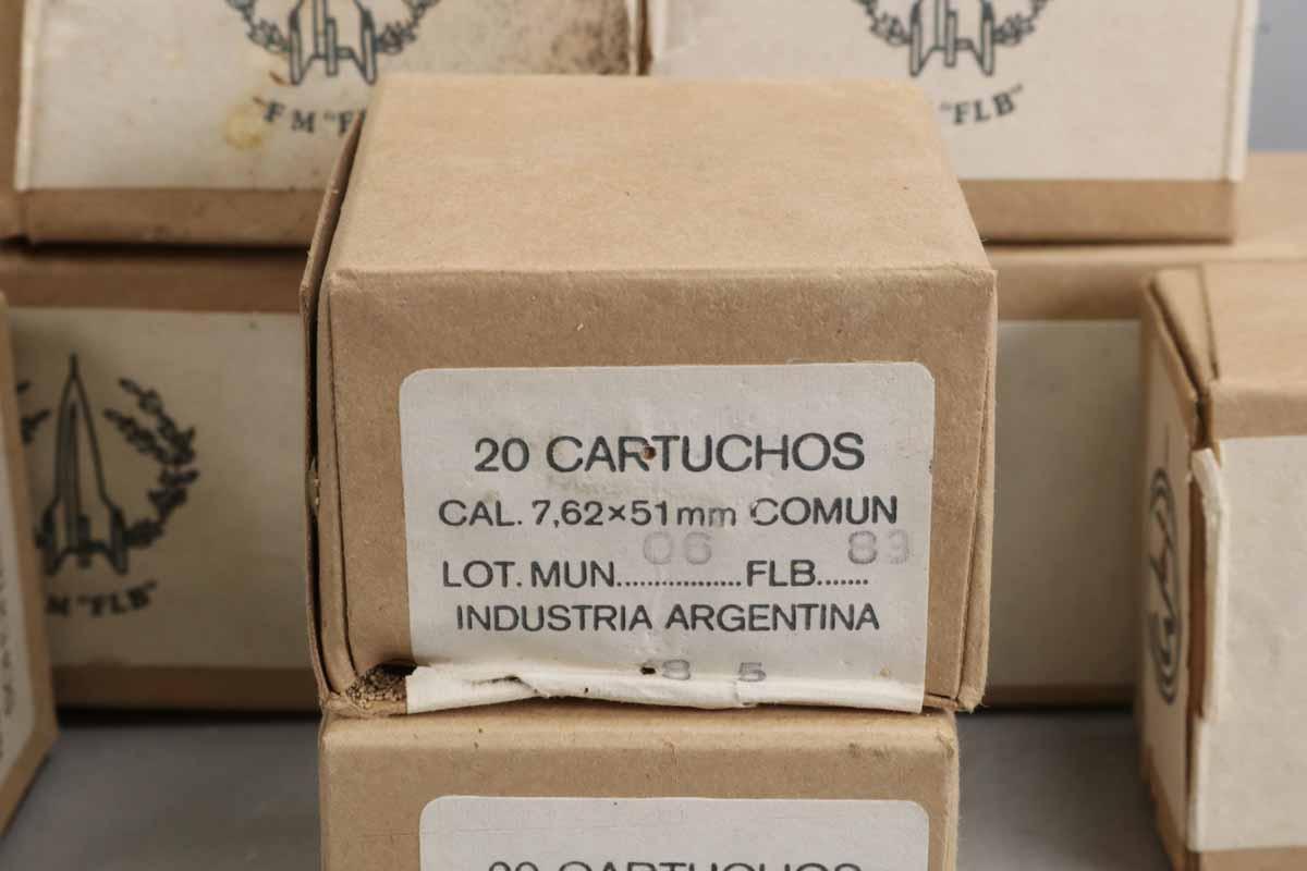 200 Rounds 7.62 x 51 mm Ammo, Argentina