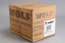 500 Rounds Wolf .45 Auto FMJ  Ammo in Box