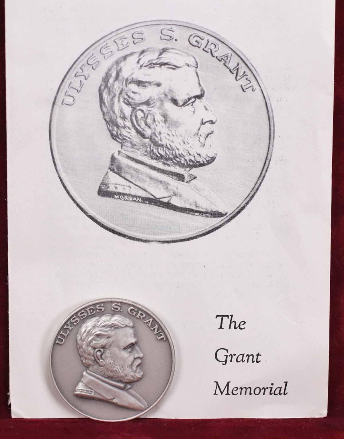 U.S. Grant Silver Memorial Medal, 28 Grams