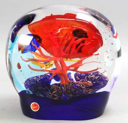 Murano Art Glass "Fish & Coral" - Italy