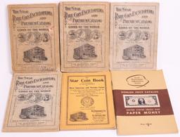 5 Old Star Coin Books  & Donlon Price Catalog for Paper Money