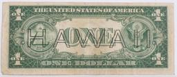 1935-A $1 Hawaii Silver Certificate Brown Seal Note