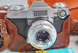 Zeiss Ikon Contaflex Super SLR 35mm Camera w/Case