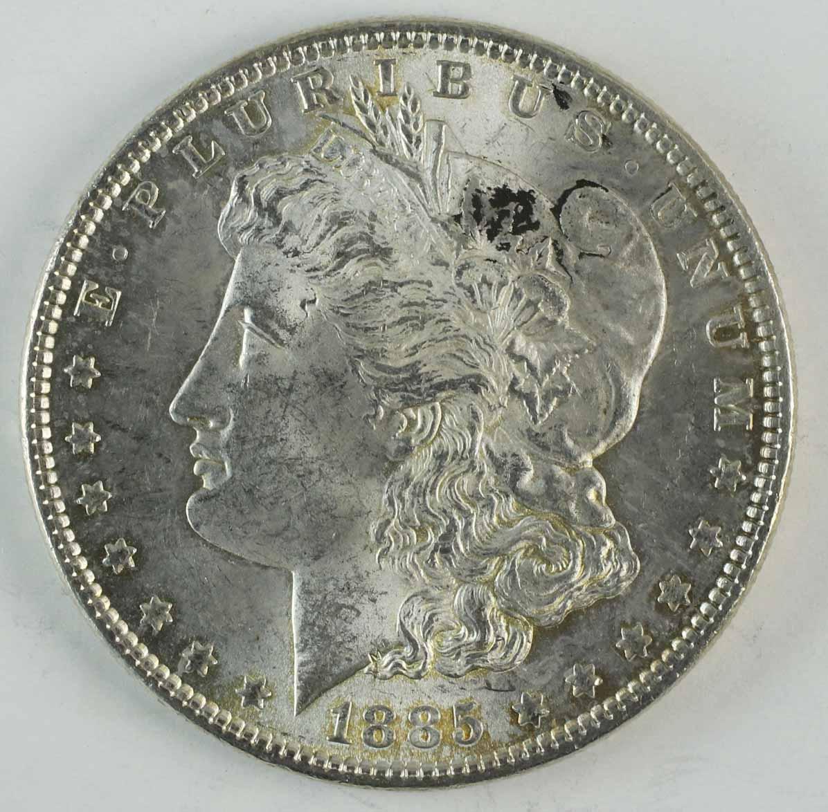 1885-P Morgan Silver Dollar