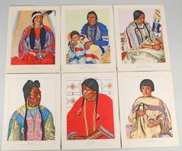 "Blackfeet Indians of Glacier Nat'l Park" Packet of 24 Prints, 1940