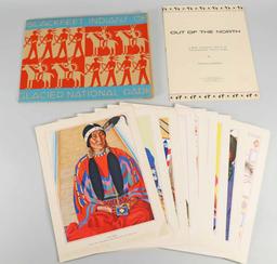 "Blackfeet Indians of Glacier Nat'l Park" Packet of 24 Prints, 1940