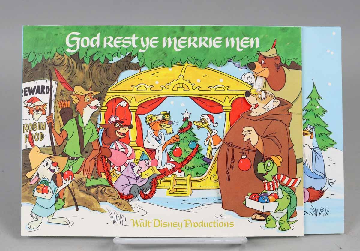 Disney Employee Christmas Cards, Ca. 1970's