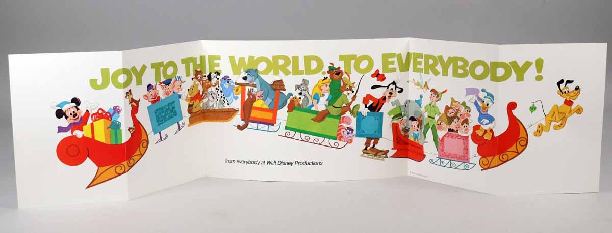 Disney Employee Christmas Cards, Ca. 1970's