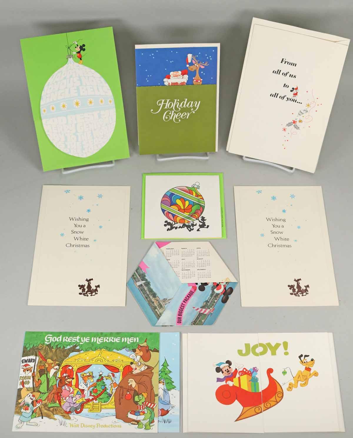 Disney Employee Christmas Cards, Ca. 1970's