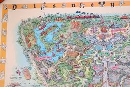 Disneyland Map, Ca. 1958