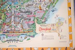 Disneyland Map, Ca. 1958