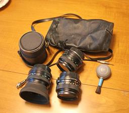 35mm Film Camera Lenses: Minolta & Super Albinon