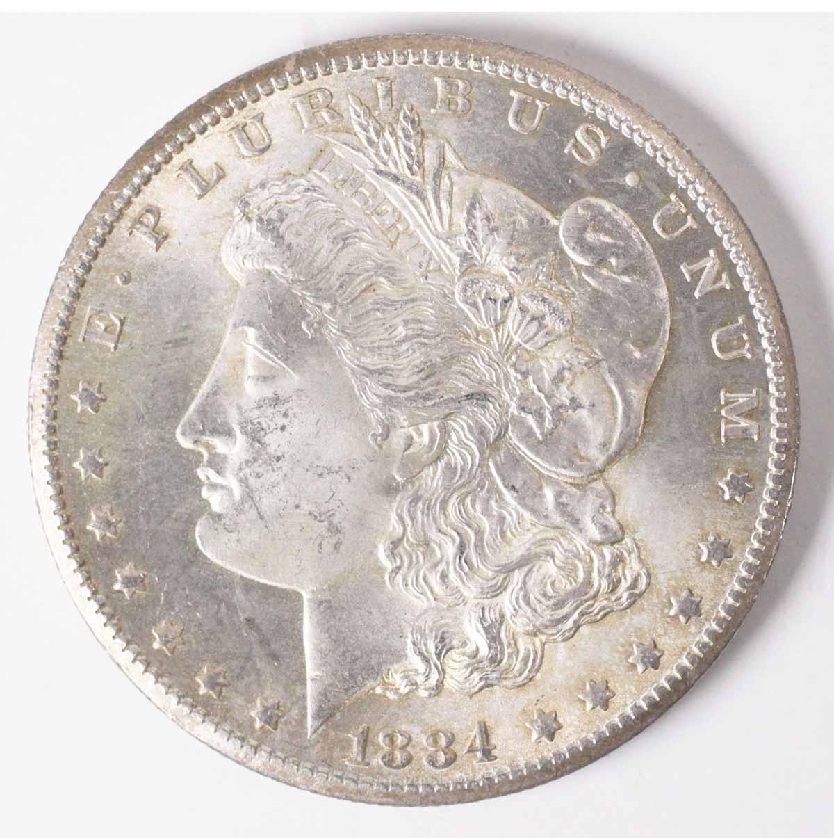 1884-CC Morgan Silver Dollar