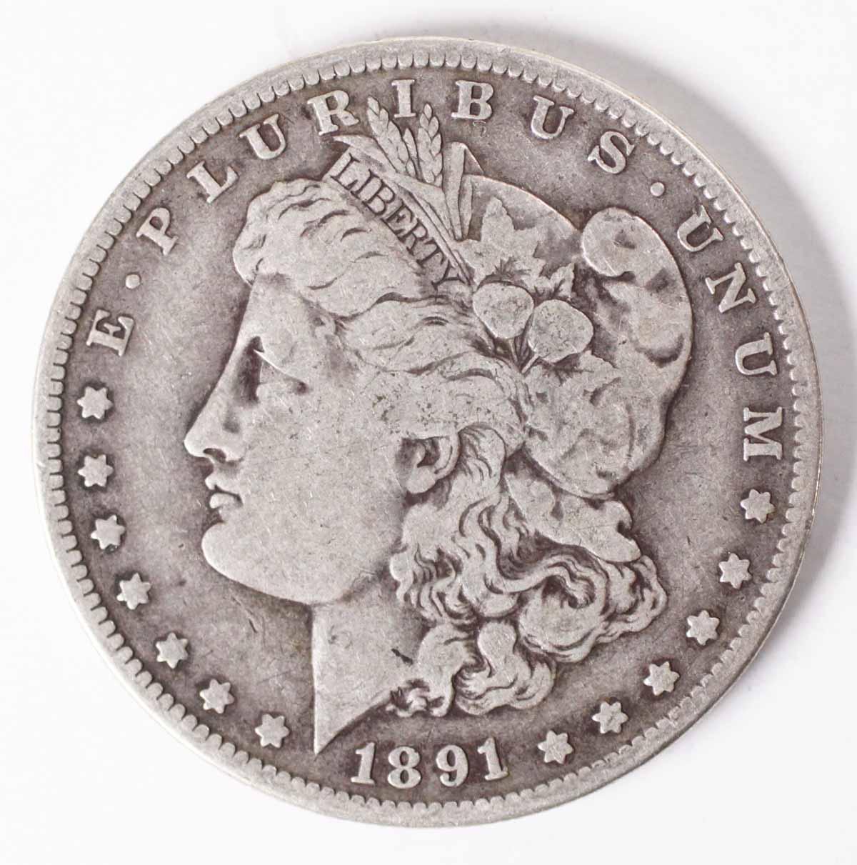 1891-O Morgan Silver Dollar