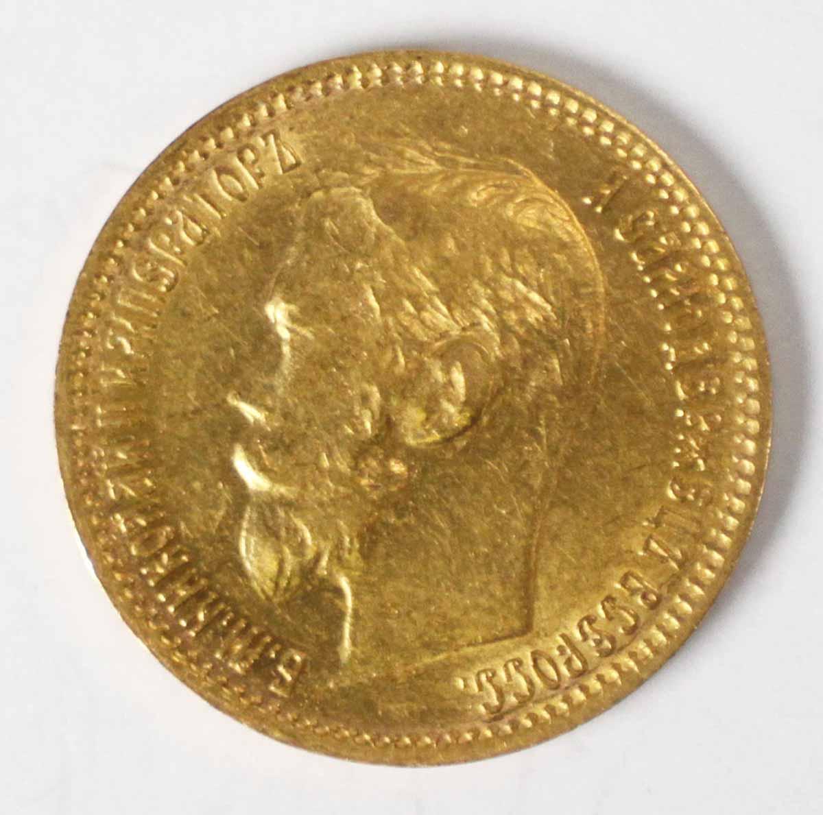1901 Gold Russia 5 Rouble