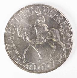 1952-1977 Queen Elizabeth II Silver Jubilee Crown Commemorative