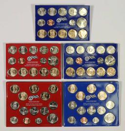 5 -  US Mint Sets; 2-2008 P, 2008 D, 2010 P, 2010 D