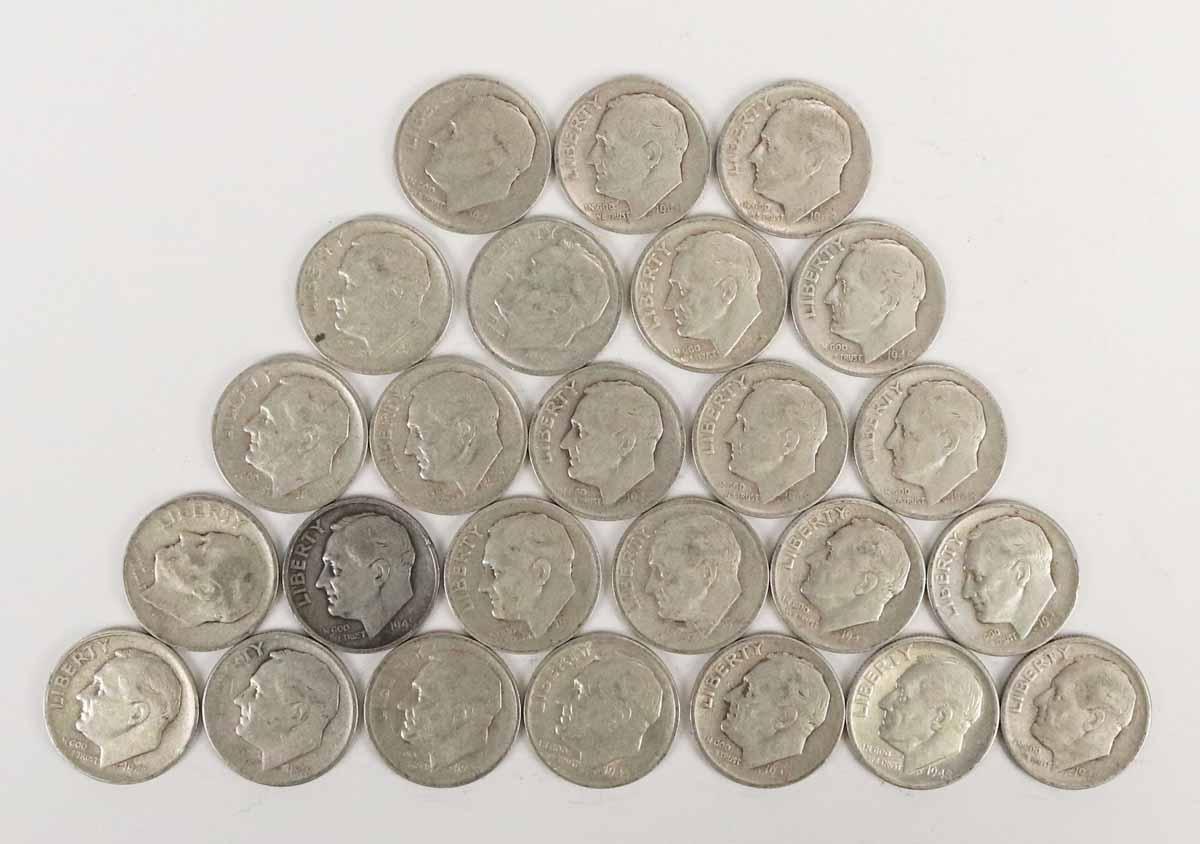 25 - 1948-S  Roosevelt Silver Dimes