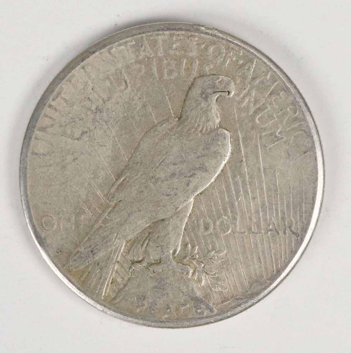 1922-S Peace Silver Dollar