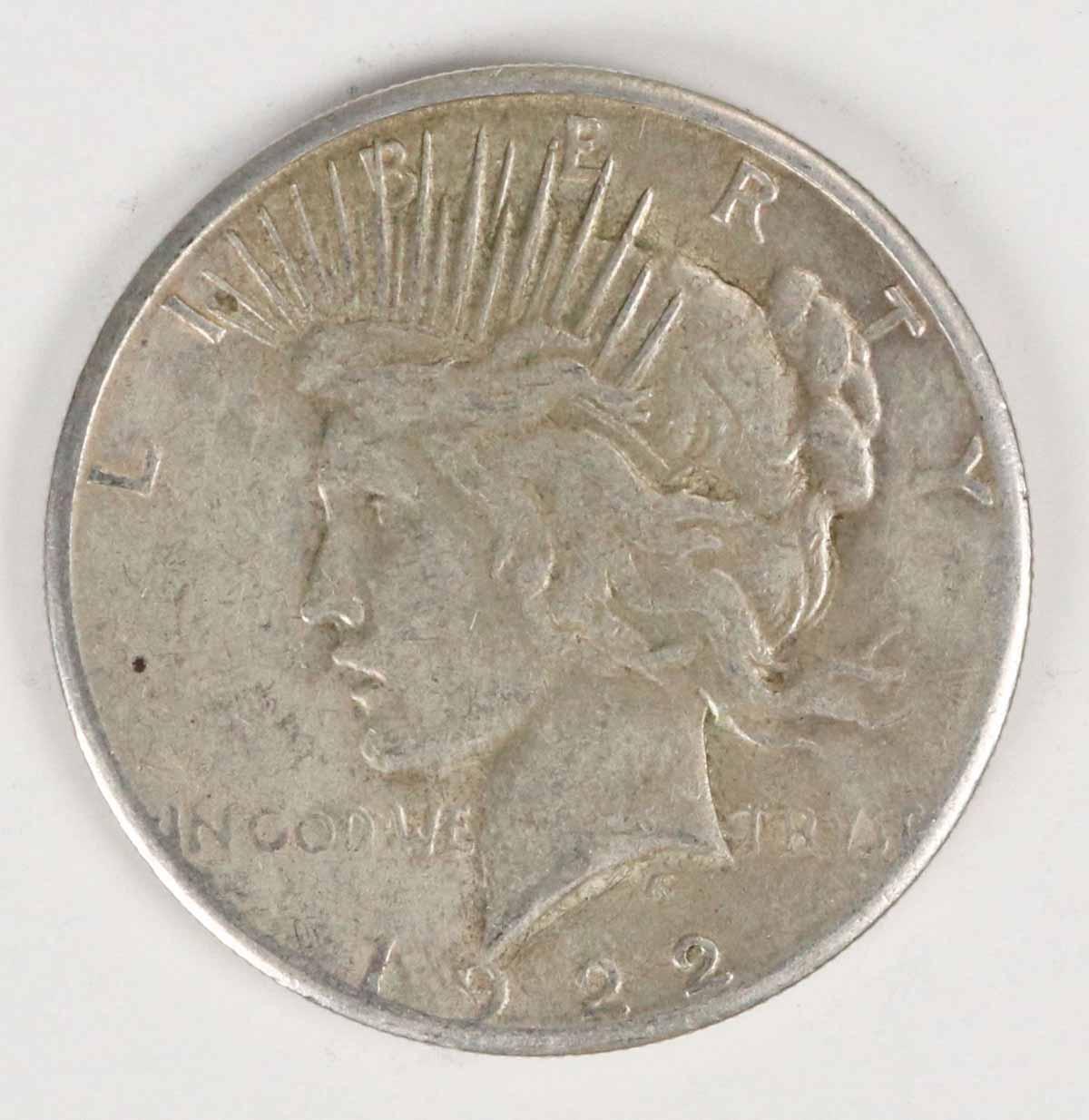 1922-S Peace Silver Dollar