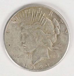 1922-S Peace Silver Dollar