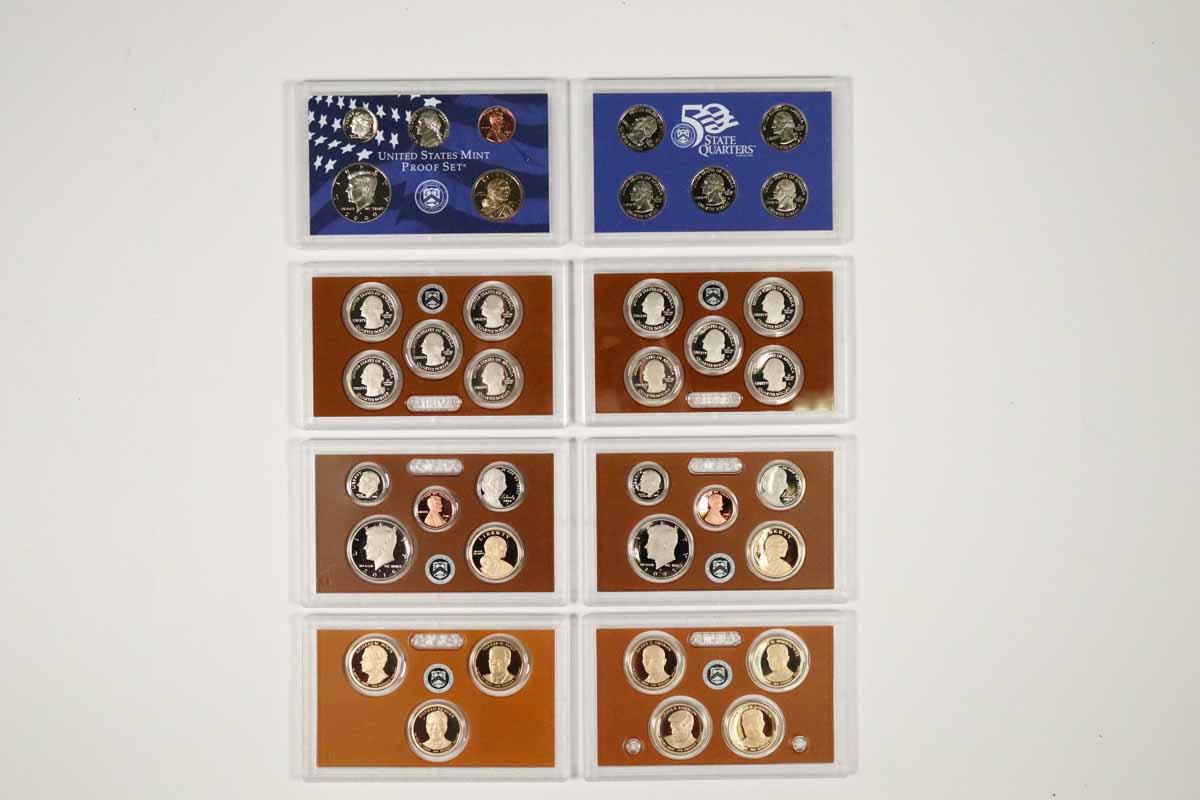 3 - US Mint Proof Sets; 2000,2015,2016