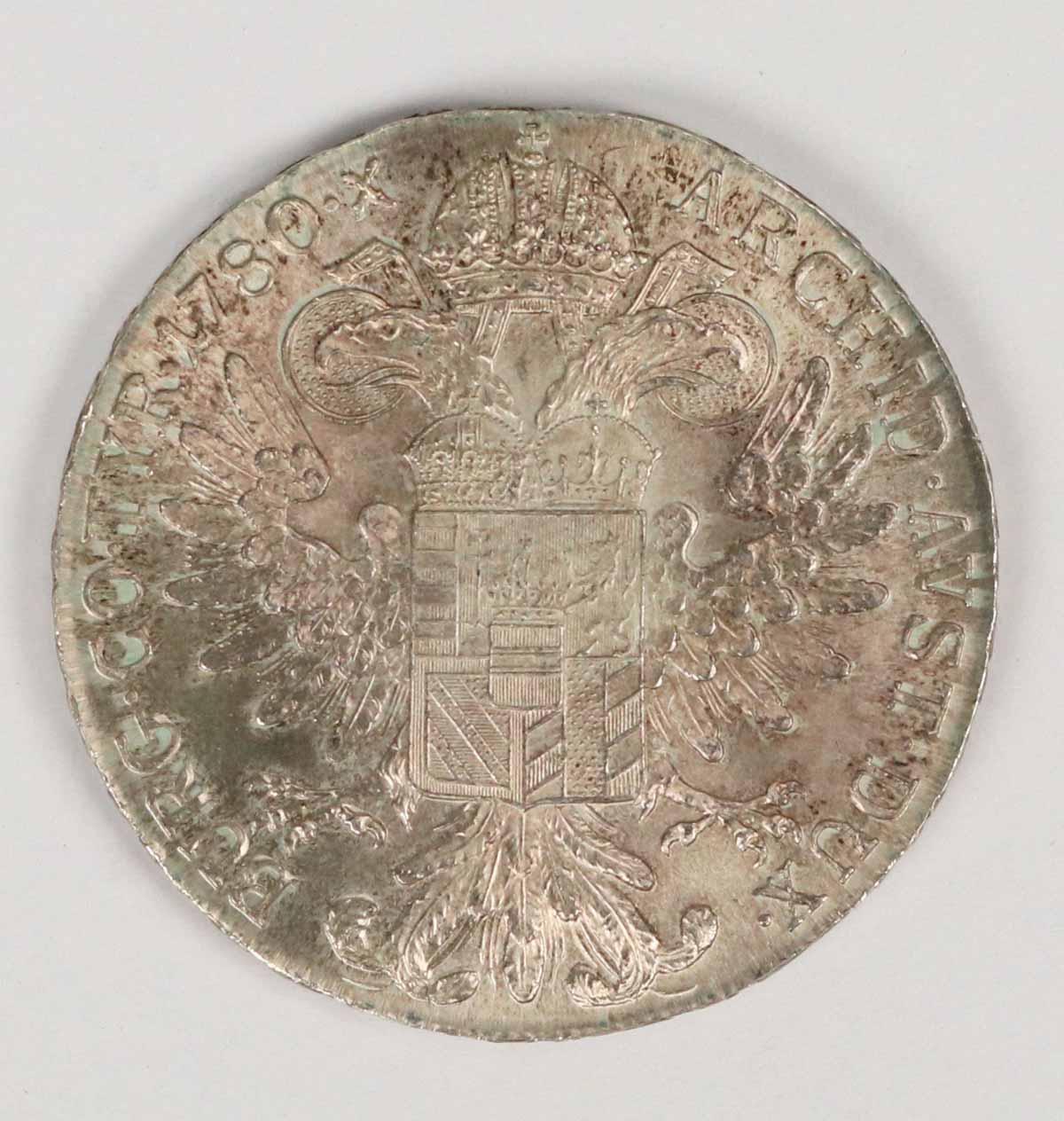 1780 Austria Silver Maria Theresa Thaler Restrike