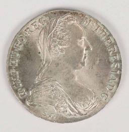 1780 Austria Silver Maria Theresa Thaler Restrike