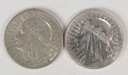 2 - 1932 Poland 10 Zlotych, "Queen Jadwiga"