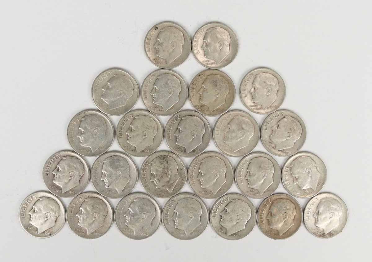 24 - 1948-S  Roosevelt Silver Dimes