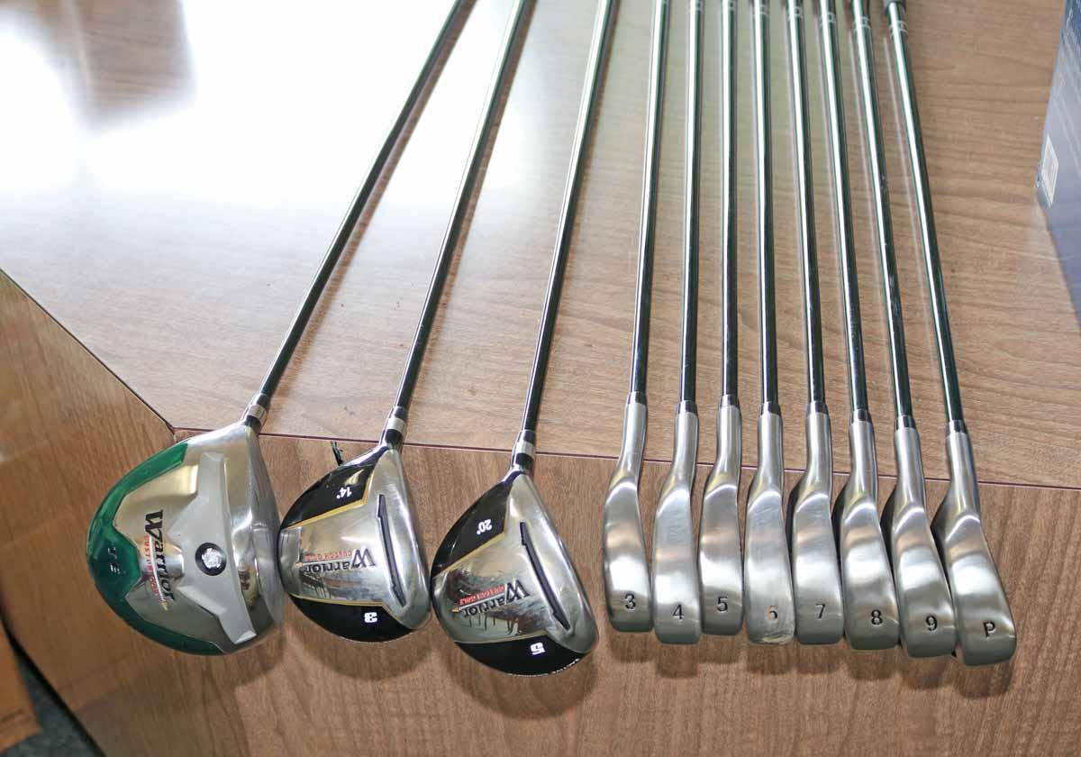 Warrior Left Handed Golf Club Set