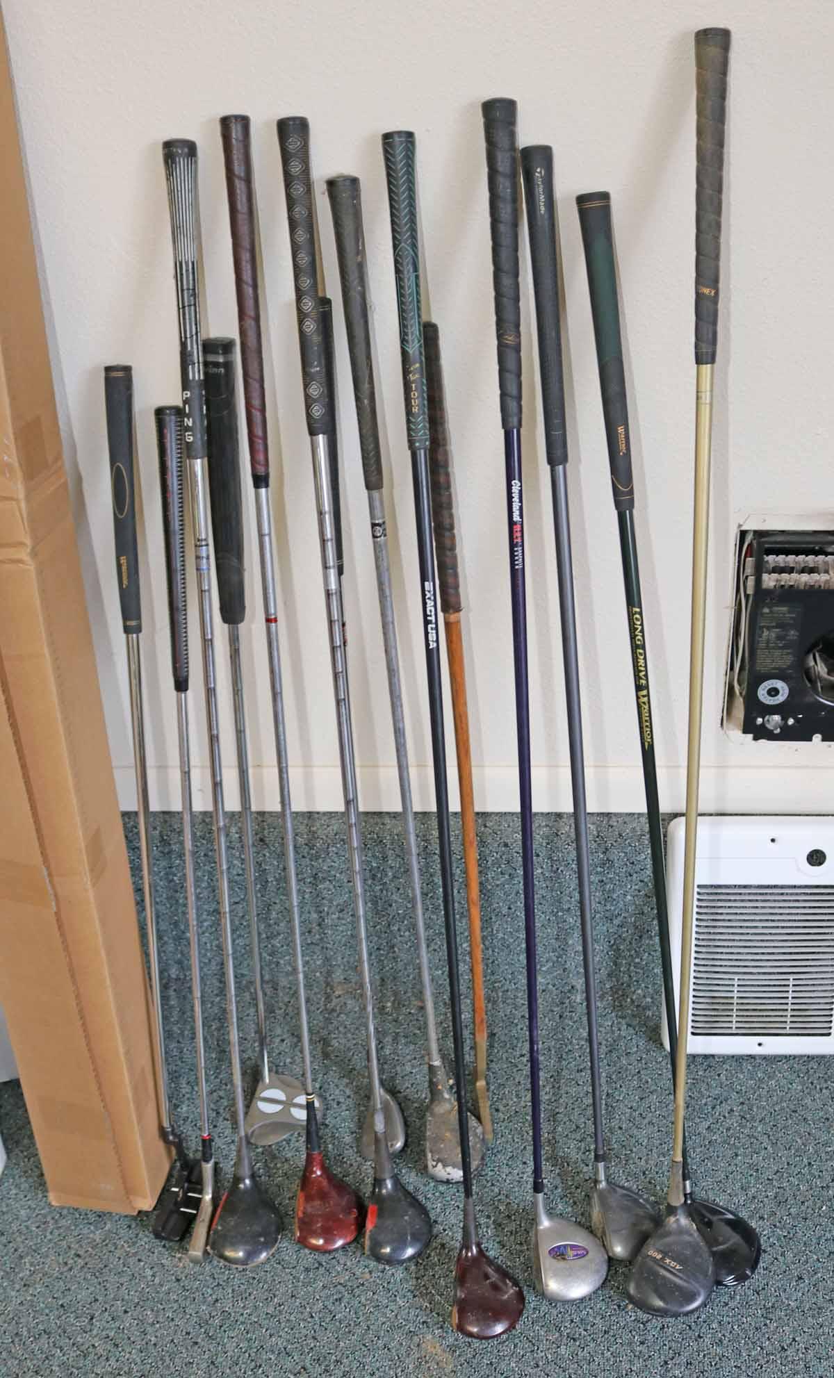 Left Handed Wood Head Clubs, Putters & More