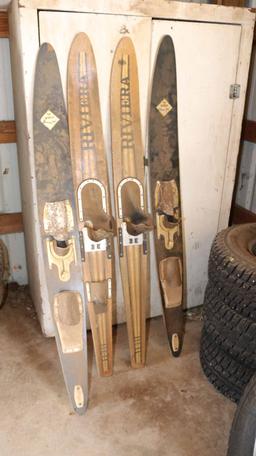 Vintage Wood Water Skis