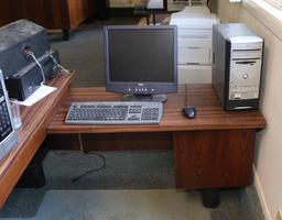 Office Desk w/ Side Return