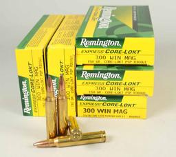 Remington 300 Win Mag, 150gr Ammo, 100 Rds.