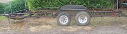 18' Flatbed Dual Axle Trailer