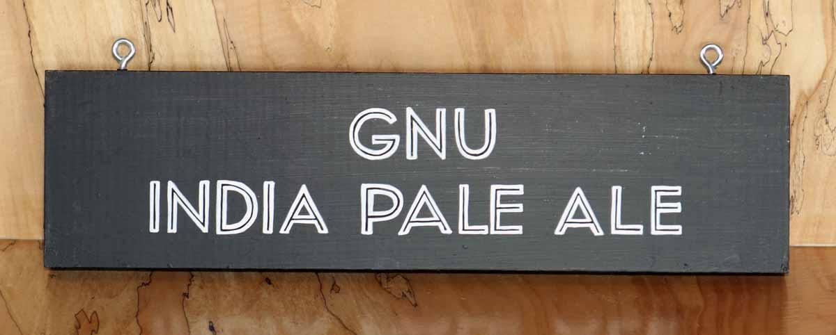Gnu IPA - Portland Cider Sign Board