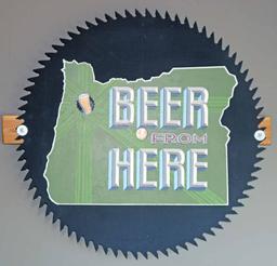 "Beer from Here" Saw Blade