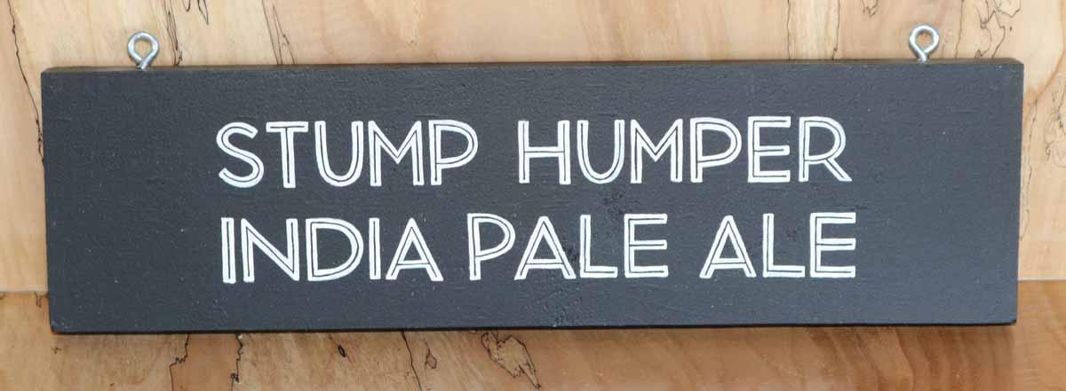 Stump Humper IPA Sign Board