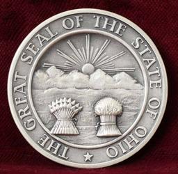 Ohio - Wright Bros.  Silver Medal, 27.1 Grams