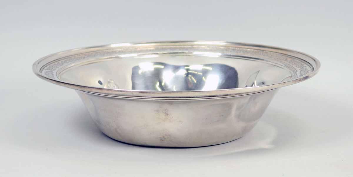 Large Sterling Silver Bowl, 523 Grams