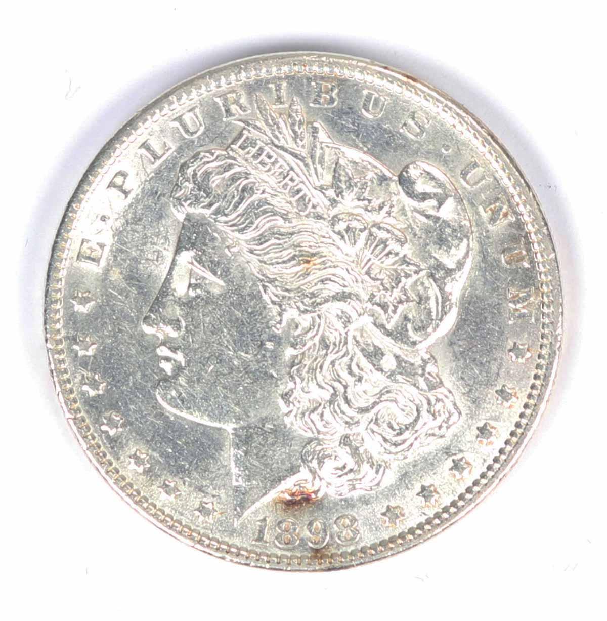 1898-P Morgan Silver Dollar