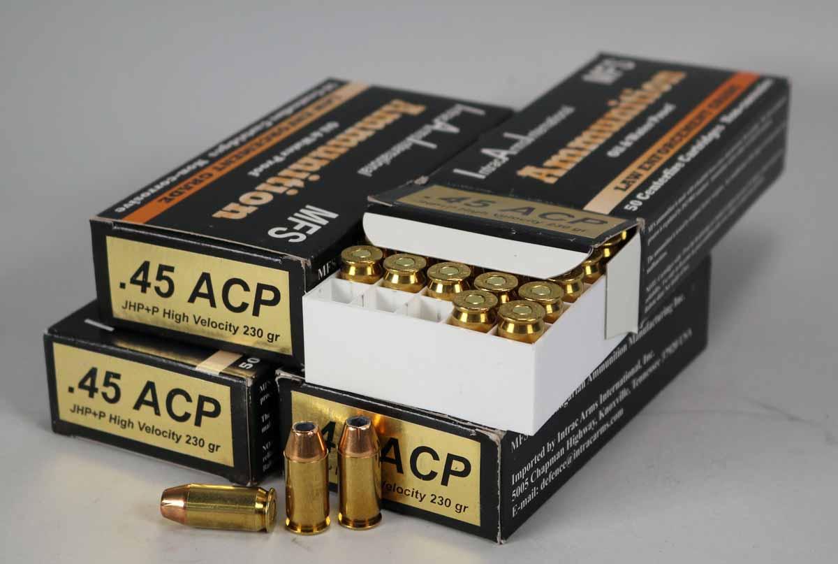 IAI .45 ACP "Law Enforcement Grade" .230 Gr. Ammo, 200 Rds.