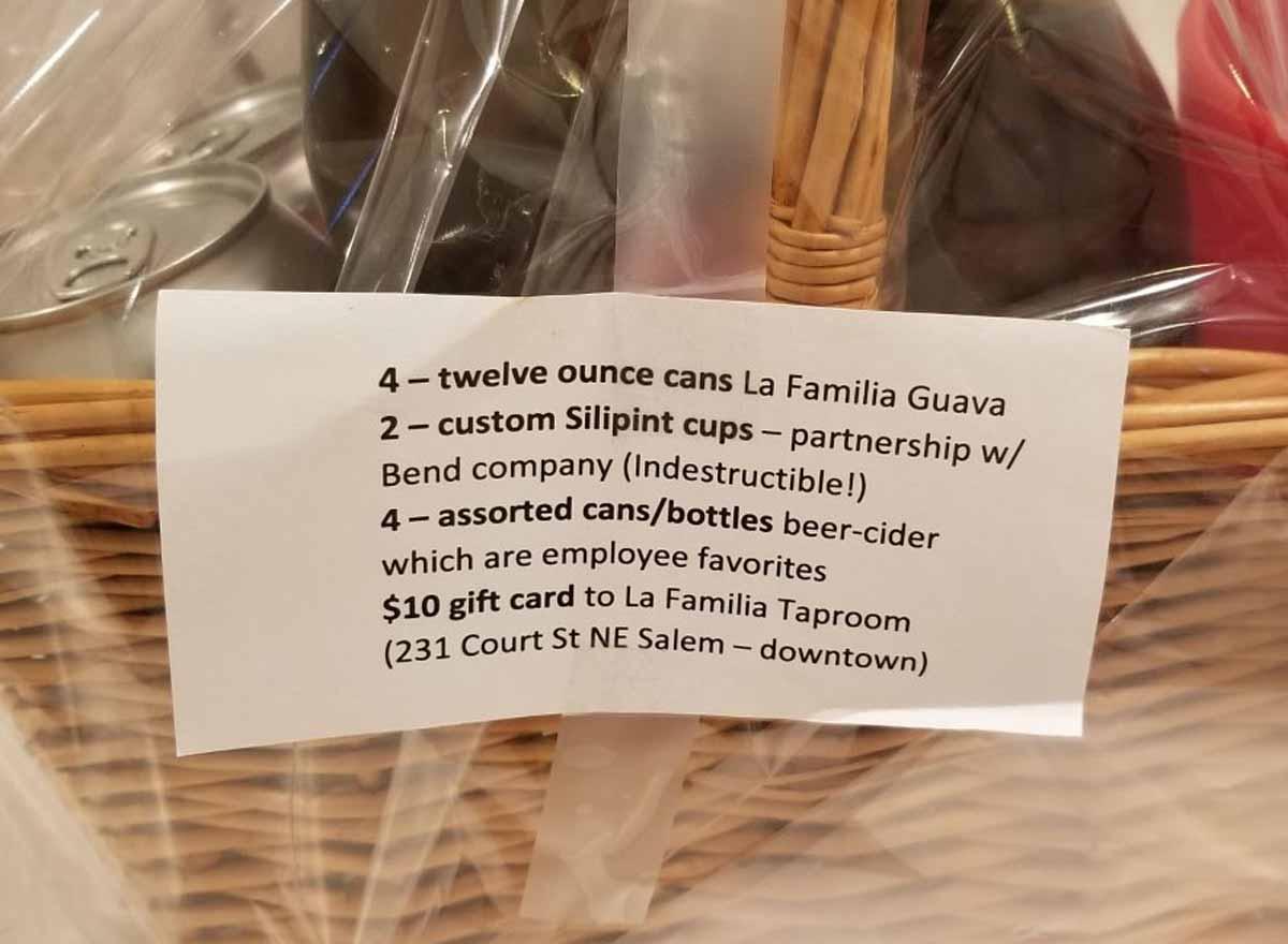 La Familia Taproom Gift Basket