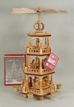 Muller  3 Tier Christmas Candle Pyramid
