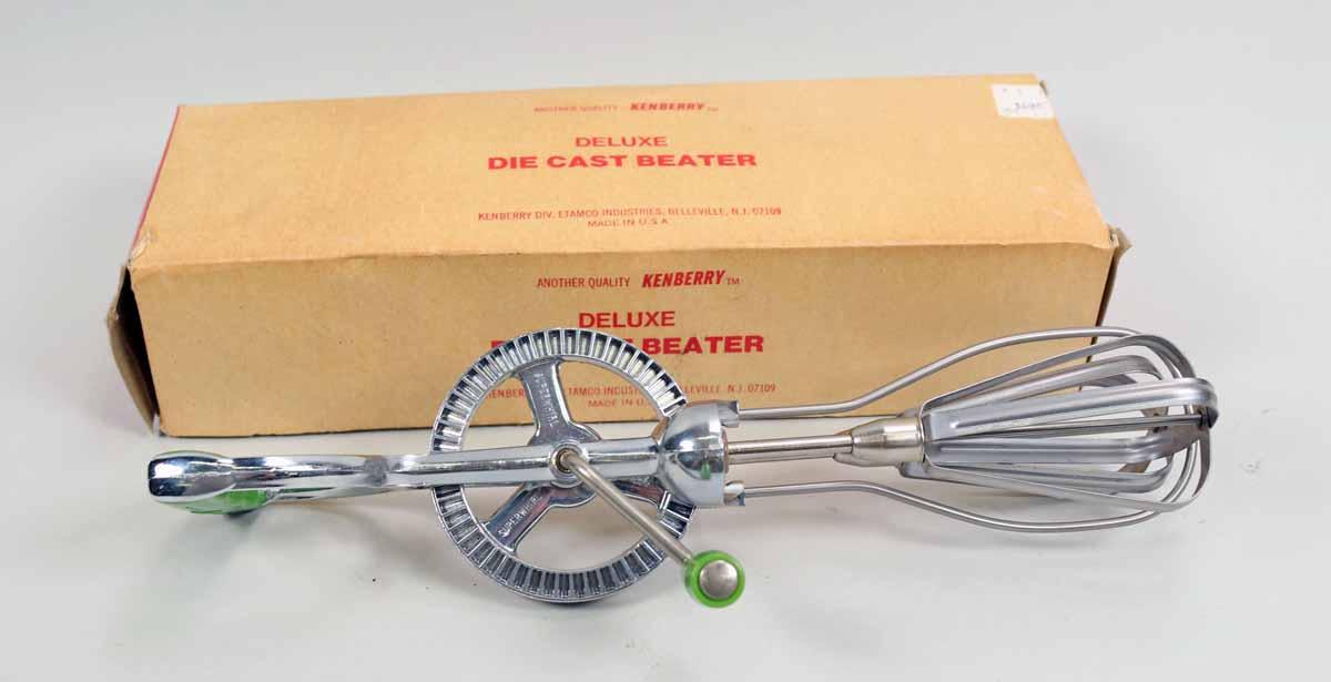 Egg Scale & "Deluxe" Die Cast Beater - Mixer