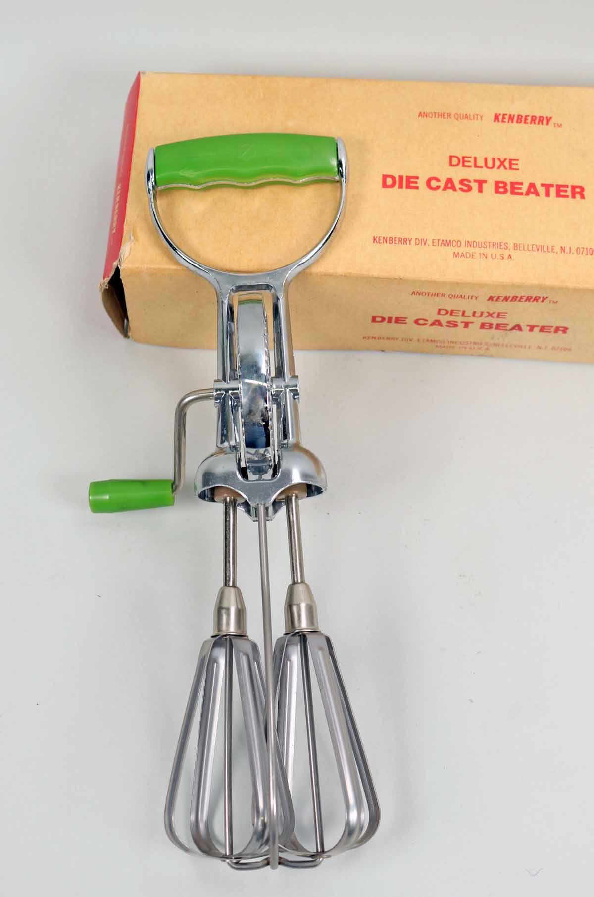 Egg Scale & "Deluxe" Die Cast Beater - Mixer