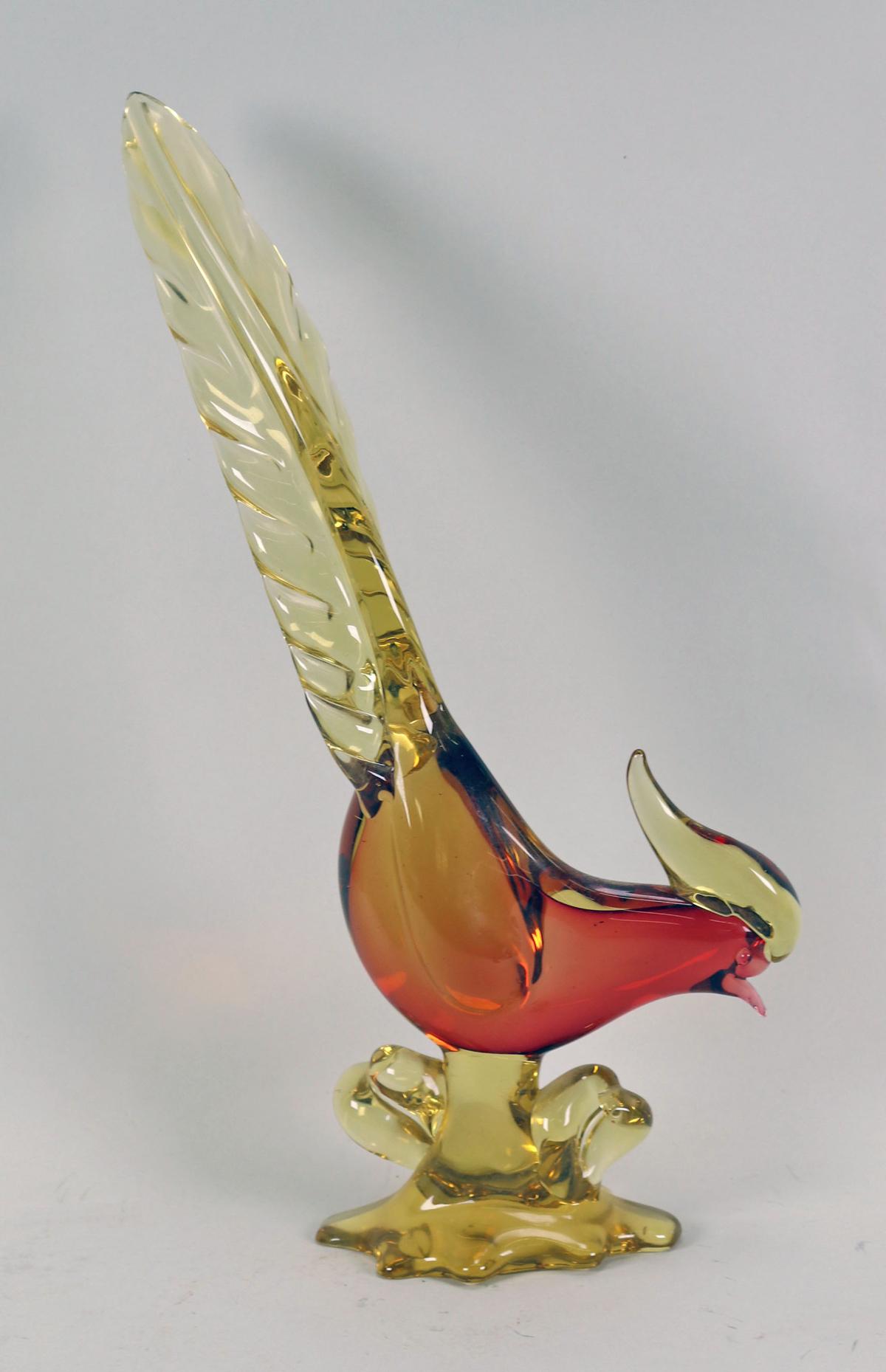 Art Glass Pheasant